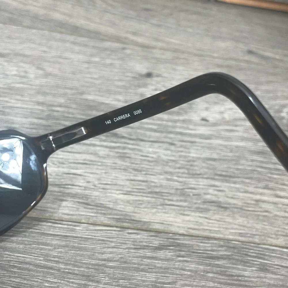 Carrera Sunglasses CA916/S 0086 Brown‎ Havana Wrap Tortoise Shell Black Lens